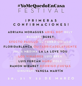 #YoMeQuedoEnCasaFest